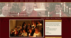 Desktop Screenshot of hancockcountycatholic.org